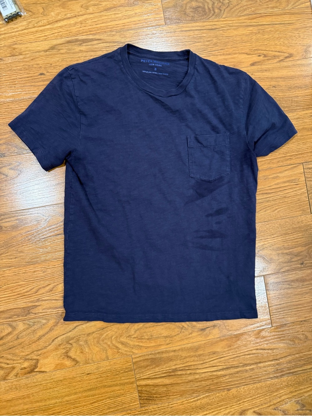Peter Manning Slub Cotton Pocket Tee
